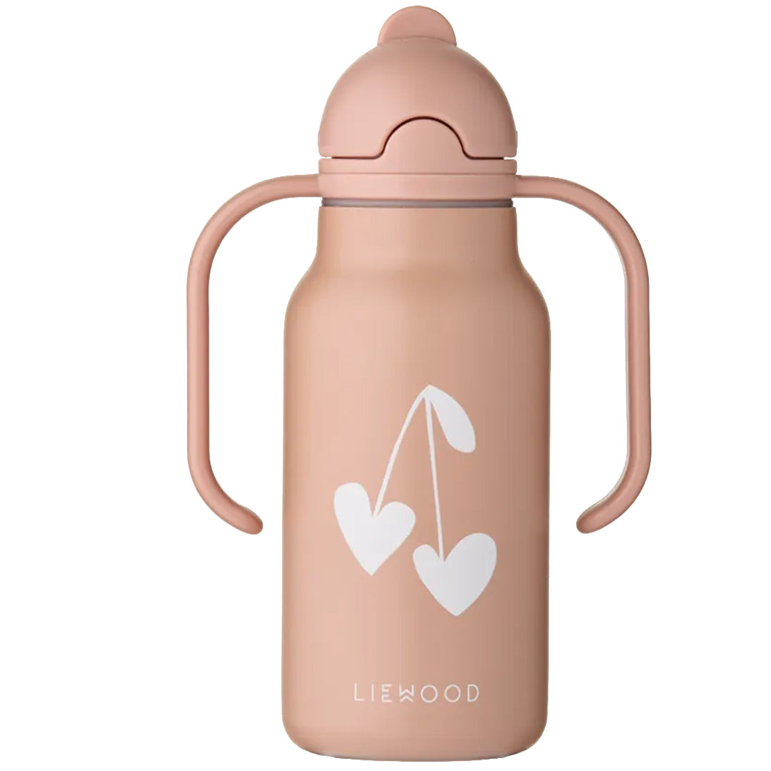 liewood rvs thermosfles kimmie - sweethearts - apple blossom - 250 ml