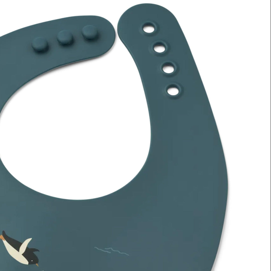 liewood siliconen slabbeetjes ember arcitic sea ocean view 2st | LW20119-2501 | 2
