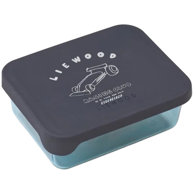 liewood snackdoosje ako - race car - classic navy | LW19689\2819 | 