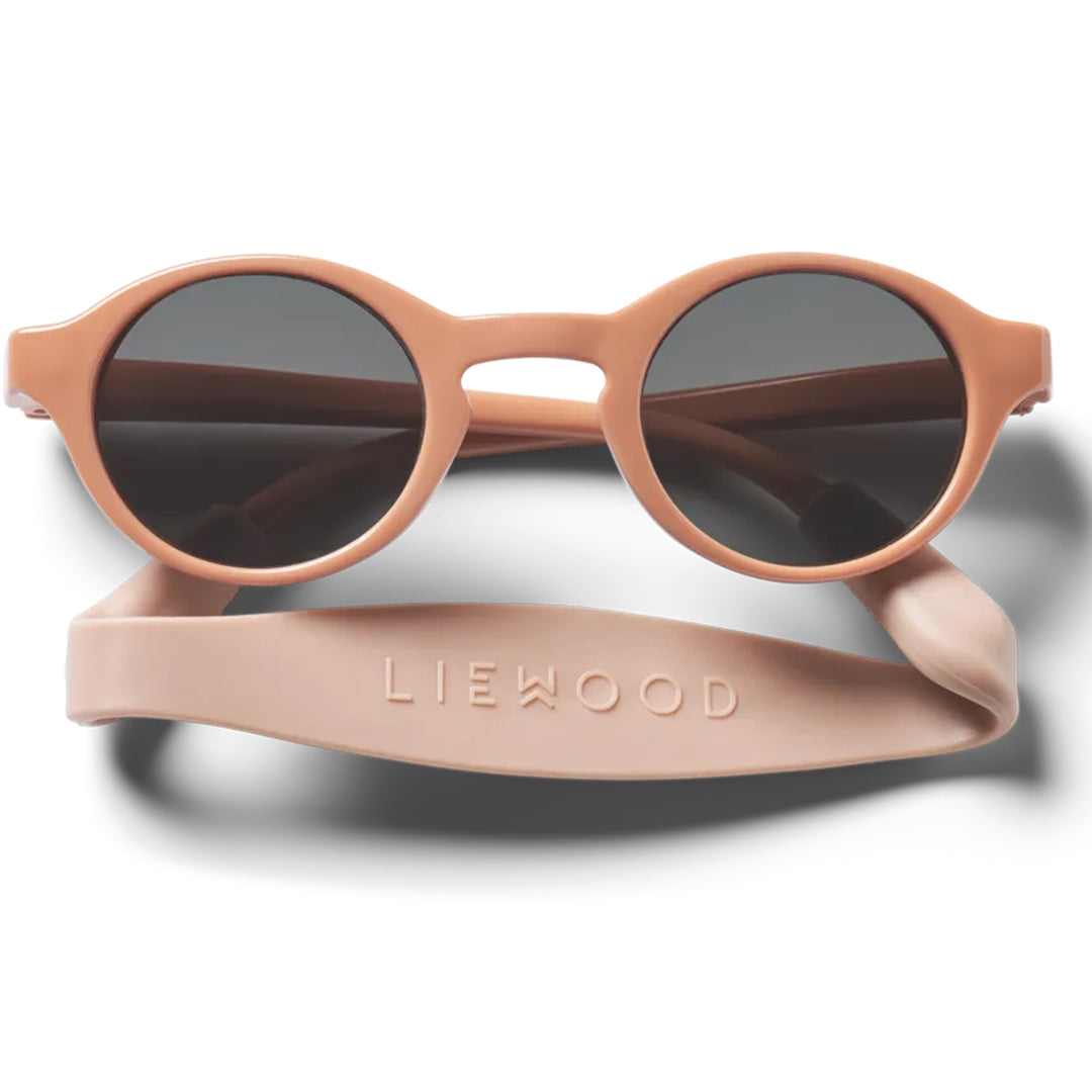 liewood babyzonnebril met hoofdband - tuscany rose - pale tuscany | LW19649-1041 | 2
