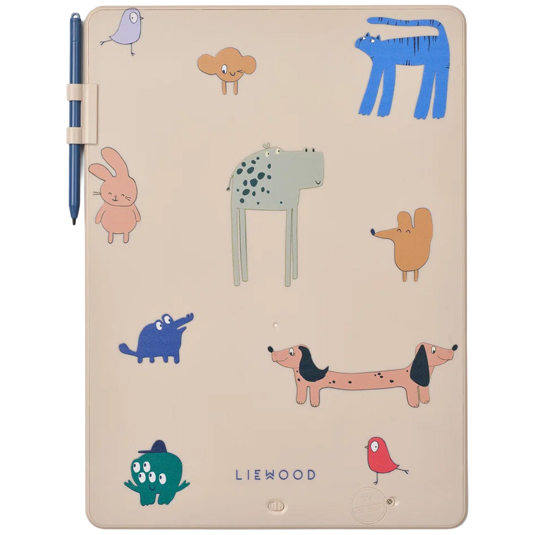 liewood tekentablet zora - imagine - sandy | LW20704-2897 | 2