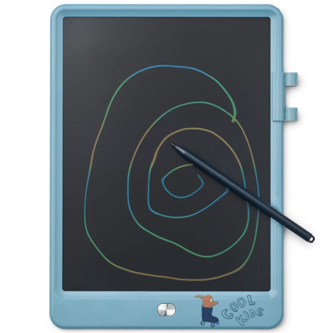 liewood tekentablet zora - tiger - beach blue - 18,5x24 cm met tekenpatroon | LW18613-2642 | 4