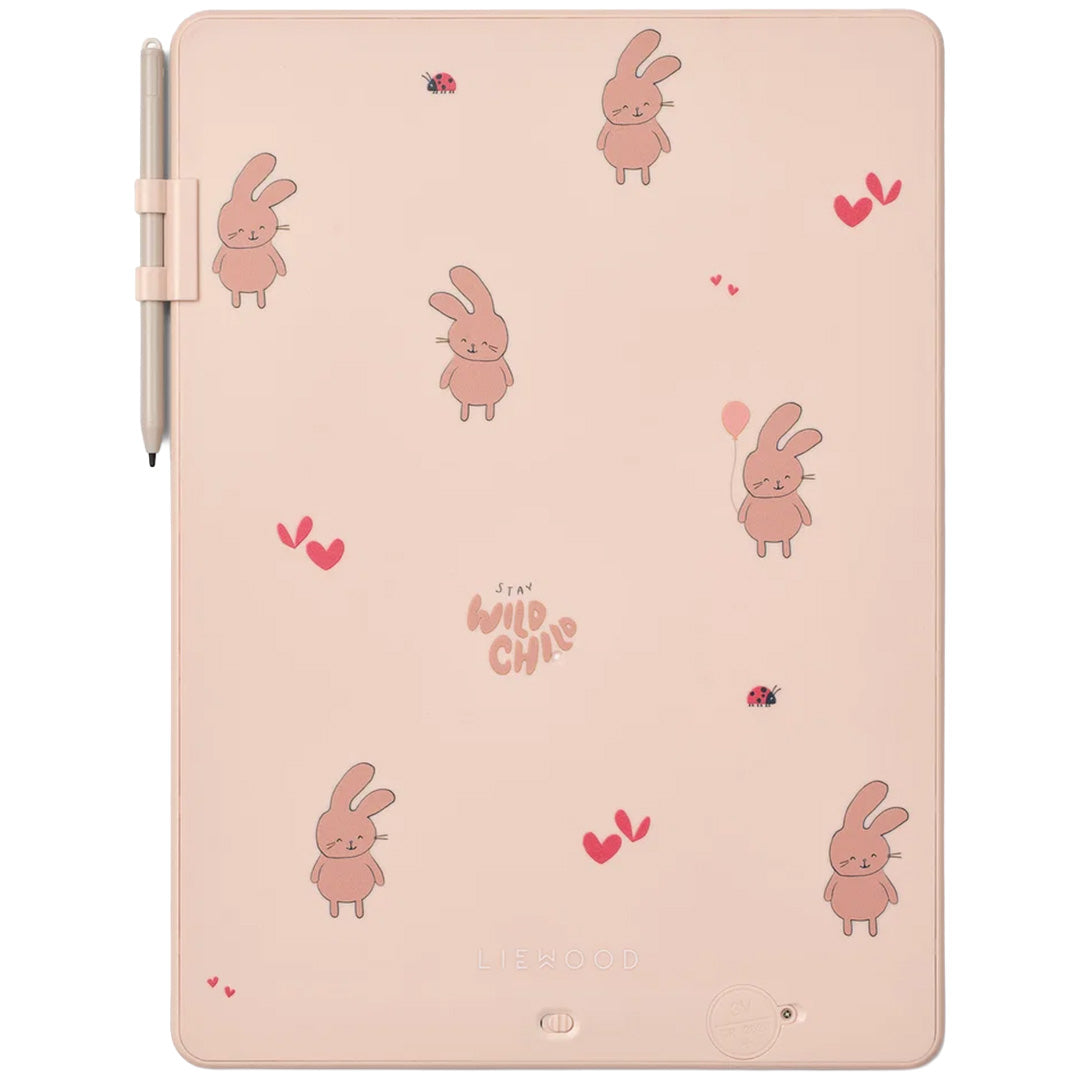 liewood tekentablet zora - wild child - rosey - 23x31,5 cm | LW20704-2875 | 3