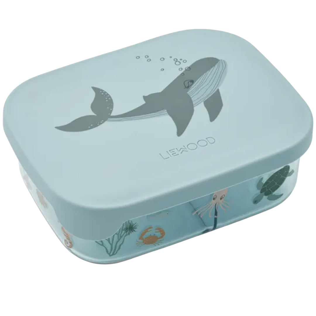 liewood tritan broodtrommel arthur - sea creature - sandy | LW20635-1032 | 1