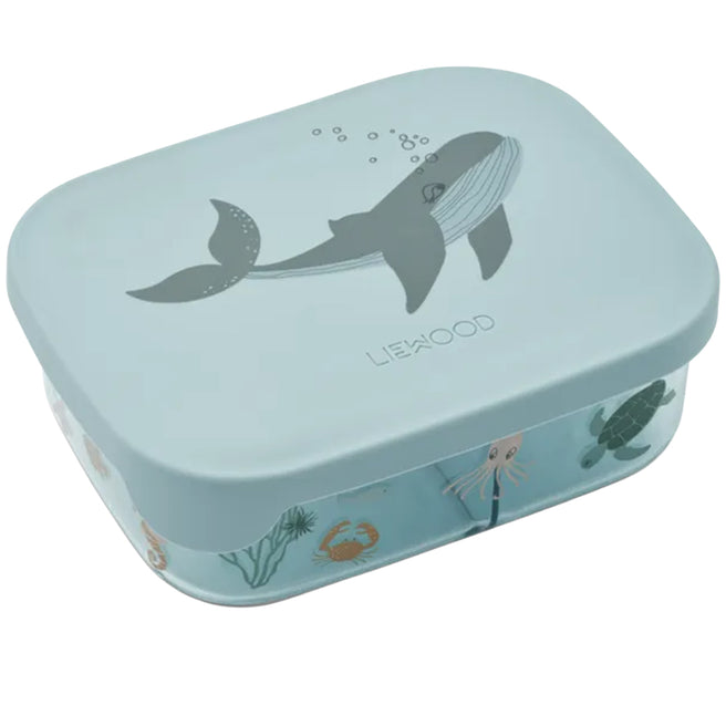 liewood tritan broodtrommel arthur - sea creature - sandy | LW20635-1032 | 1