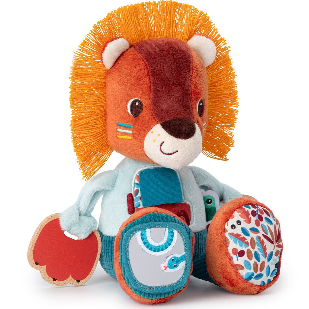 lilliputiens activiteitenknuffel leeuw - jack - 26 cm | 83550 | 0