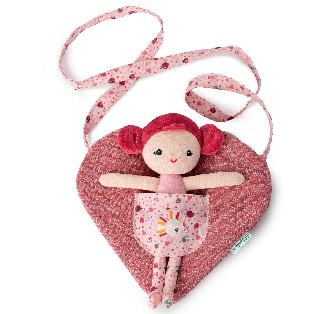 lilliputiens kindertas hart met lappenpopje - aline   | 83574 | 0
