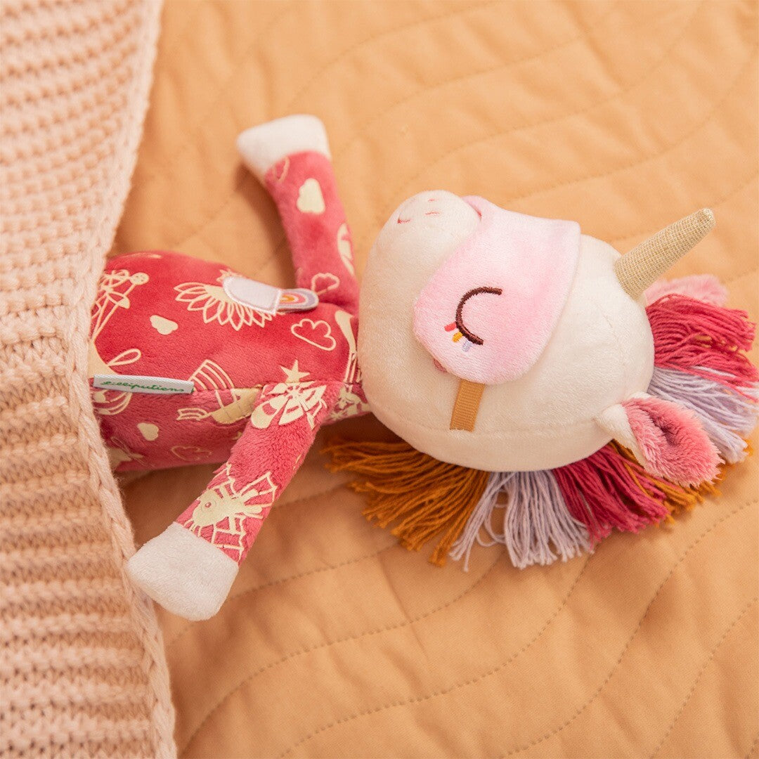 lilliputiens knuffel slaapvriendje glow in the dark - lena - 32 cm | 83576 | 1
