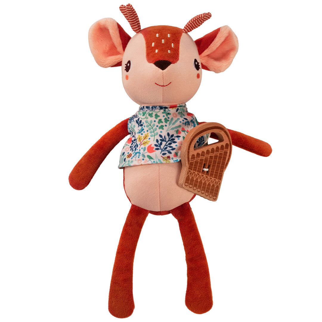 lilliputiens knuffelhert met muziek - stella - 32 cm | 22.83391 | 0