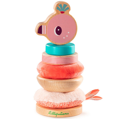 lilliputiens stapeltoren flamingo anaïs | 22.83260 | 0