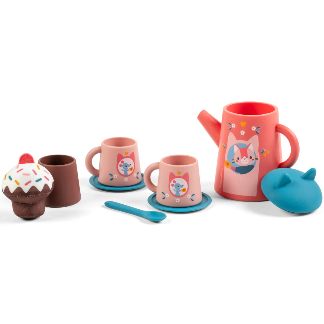 lilliputiens badspeelgoed theeset - jeanne - 9-delig | 22.83662| 6