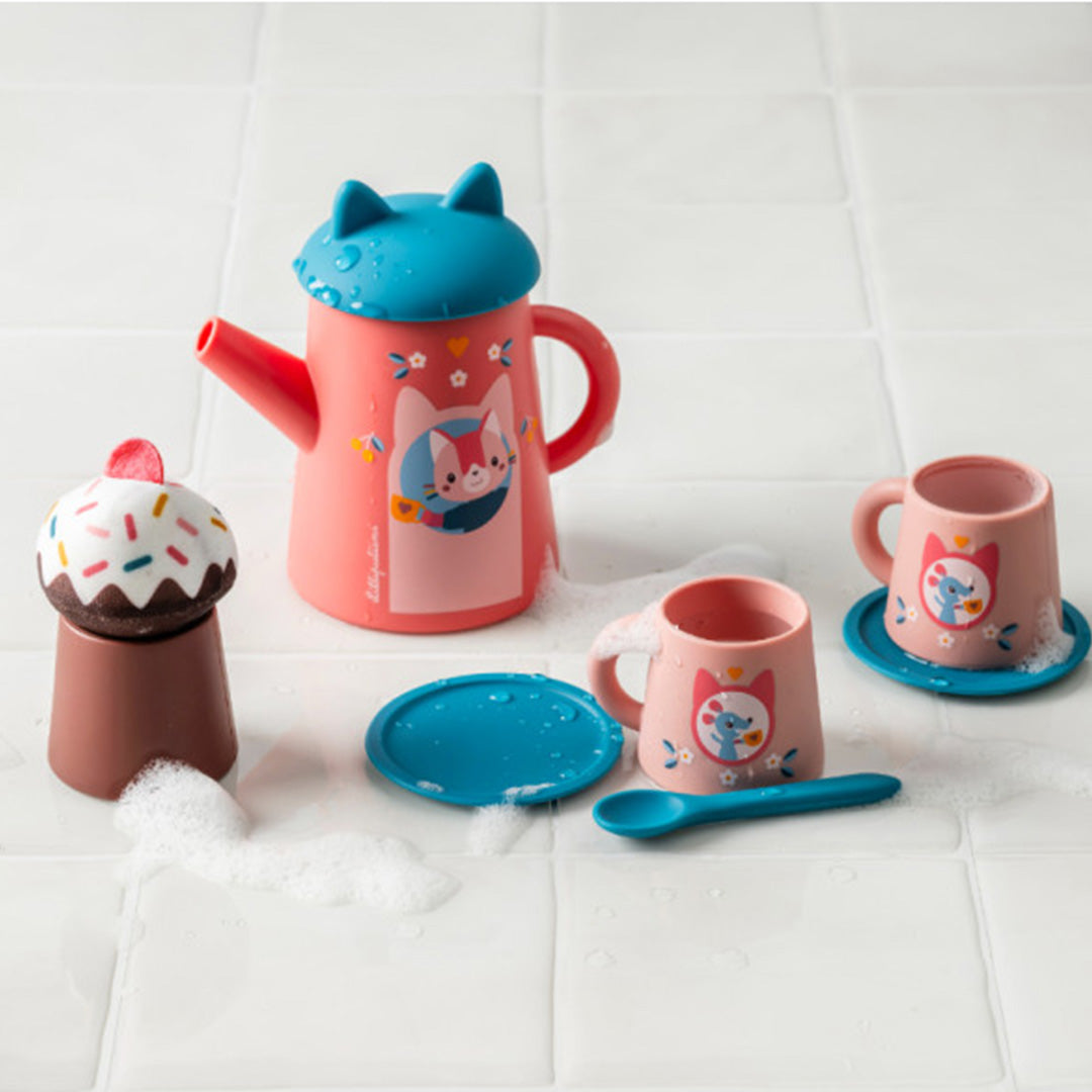 lilliputiens badspeelgoed theeset - jeanne - 9-delig | 22.83662| 5