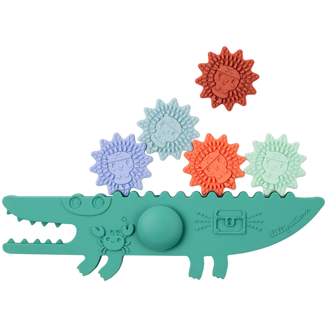 lilliputiens badspeeltje balans krokodil | LIPU83714 | 