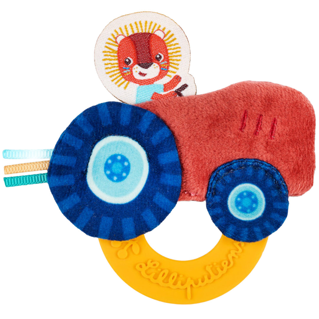 lilliputiens bijtring tractor - jack de leeuw | LIPU83697