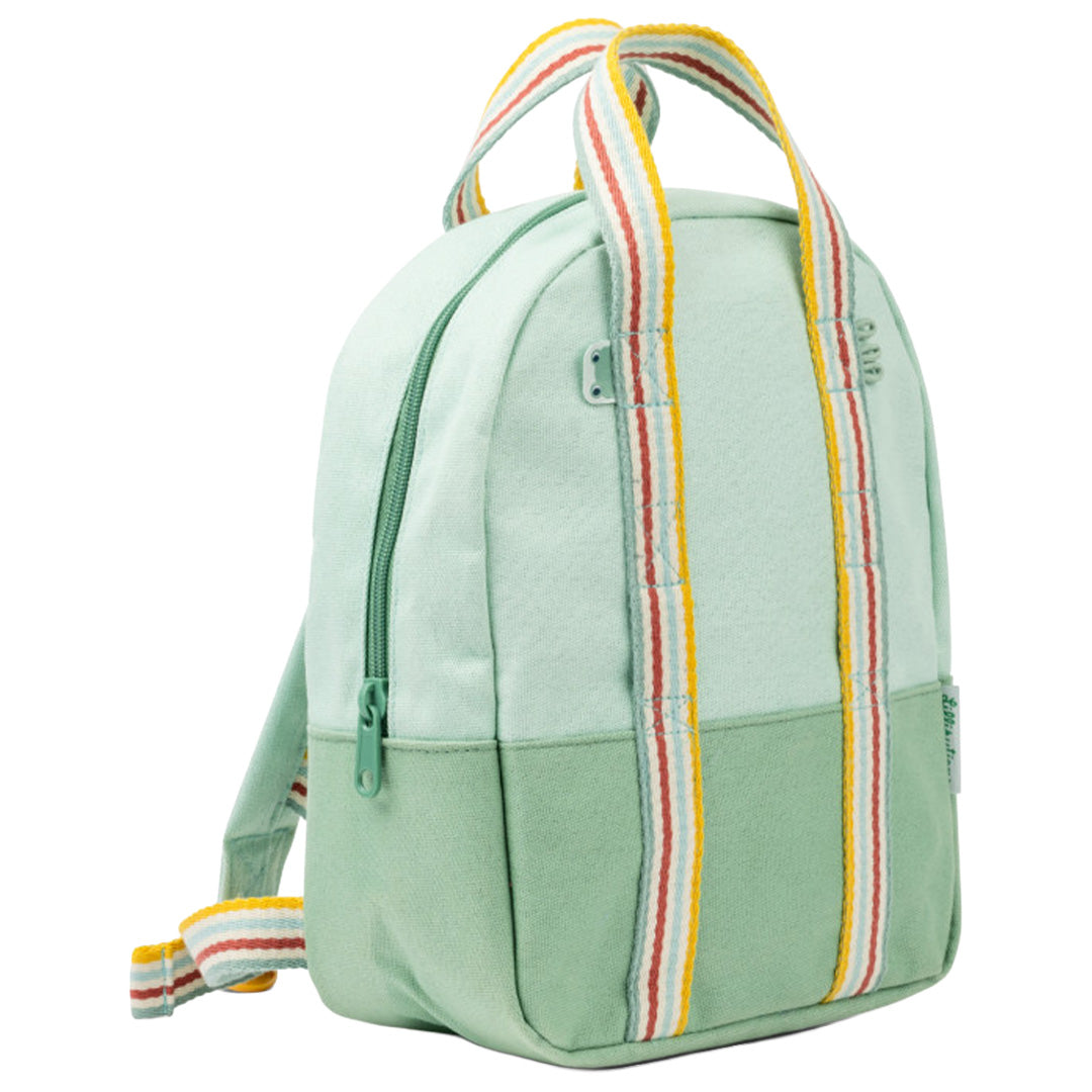 lilliputiens kleuterrugzak appelgroen - 30 cm | LIPU83689 | 