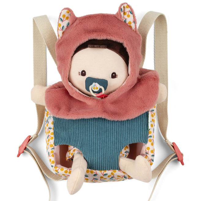 lilliputiens lappen pop met draagzak - jeanne | 22.83634 | 1