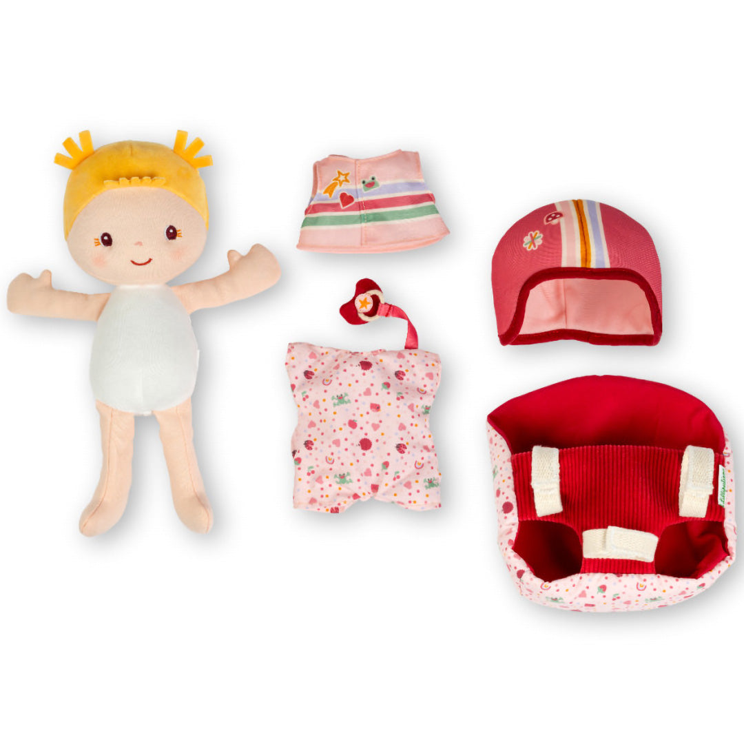 lilliputiens lappen pop met fietszitje - lena | 22.83633 | 2