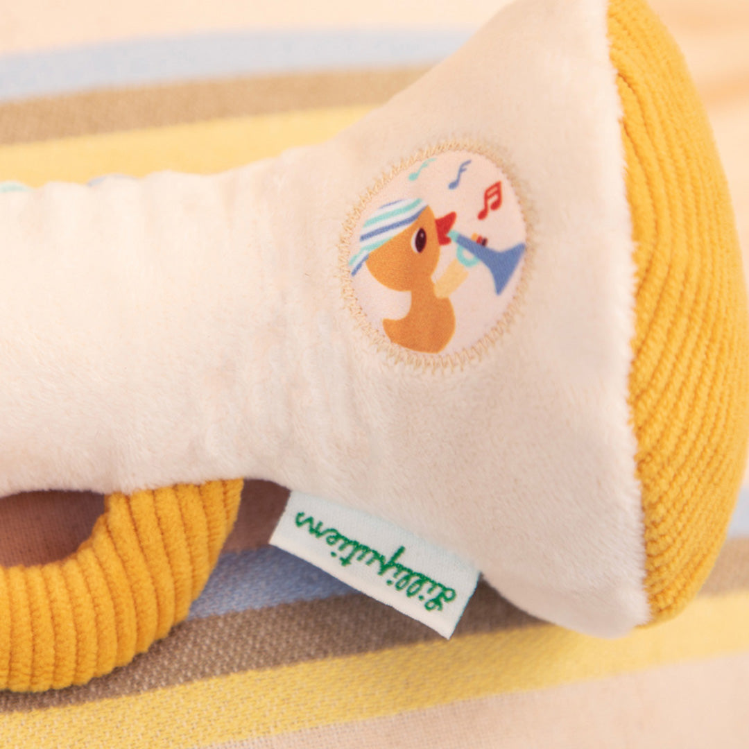 lilliputiens rammelaar trompet - gaspard de eend | LIPU83677 | 2