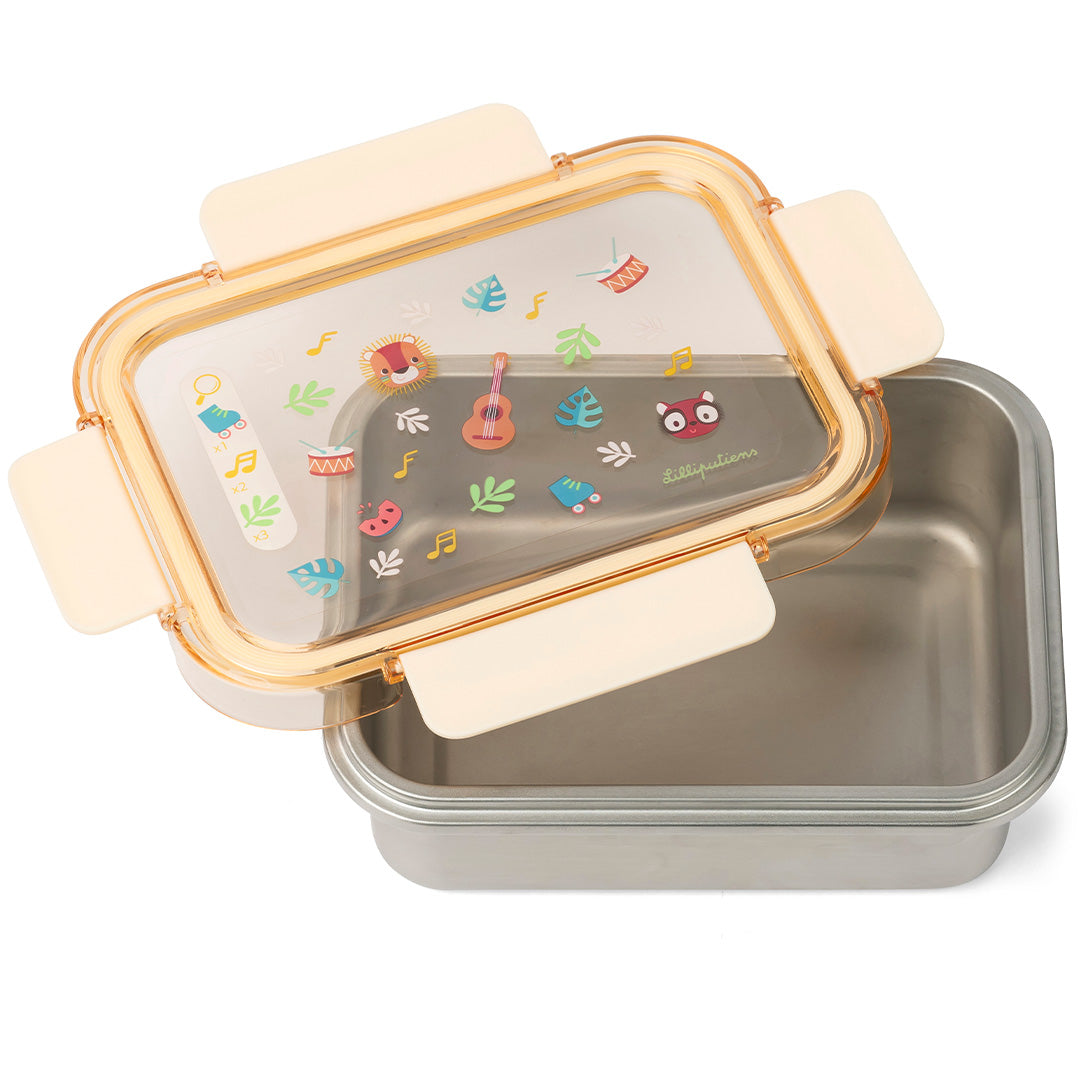 lilliputiens rvs broodtrommel jack | LIPU84503 | 4