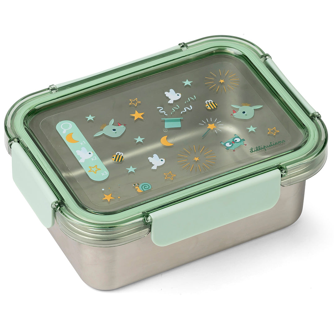 lilliputiens rvs broodtrommel joe | LIPU84504 | 