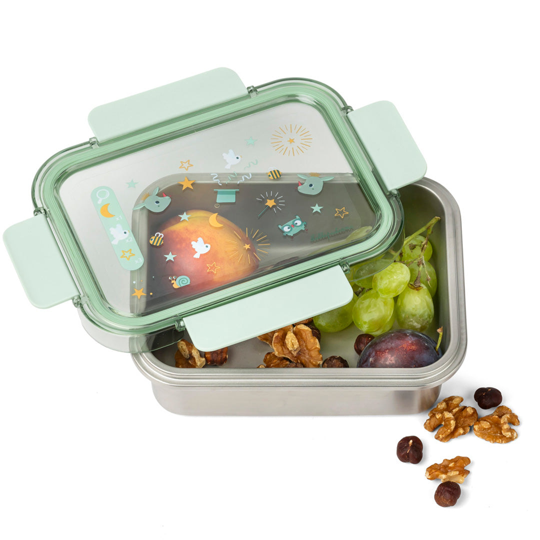 lilliputiens rvs broodtrommel joe | LIPU84504 | 2