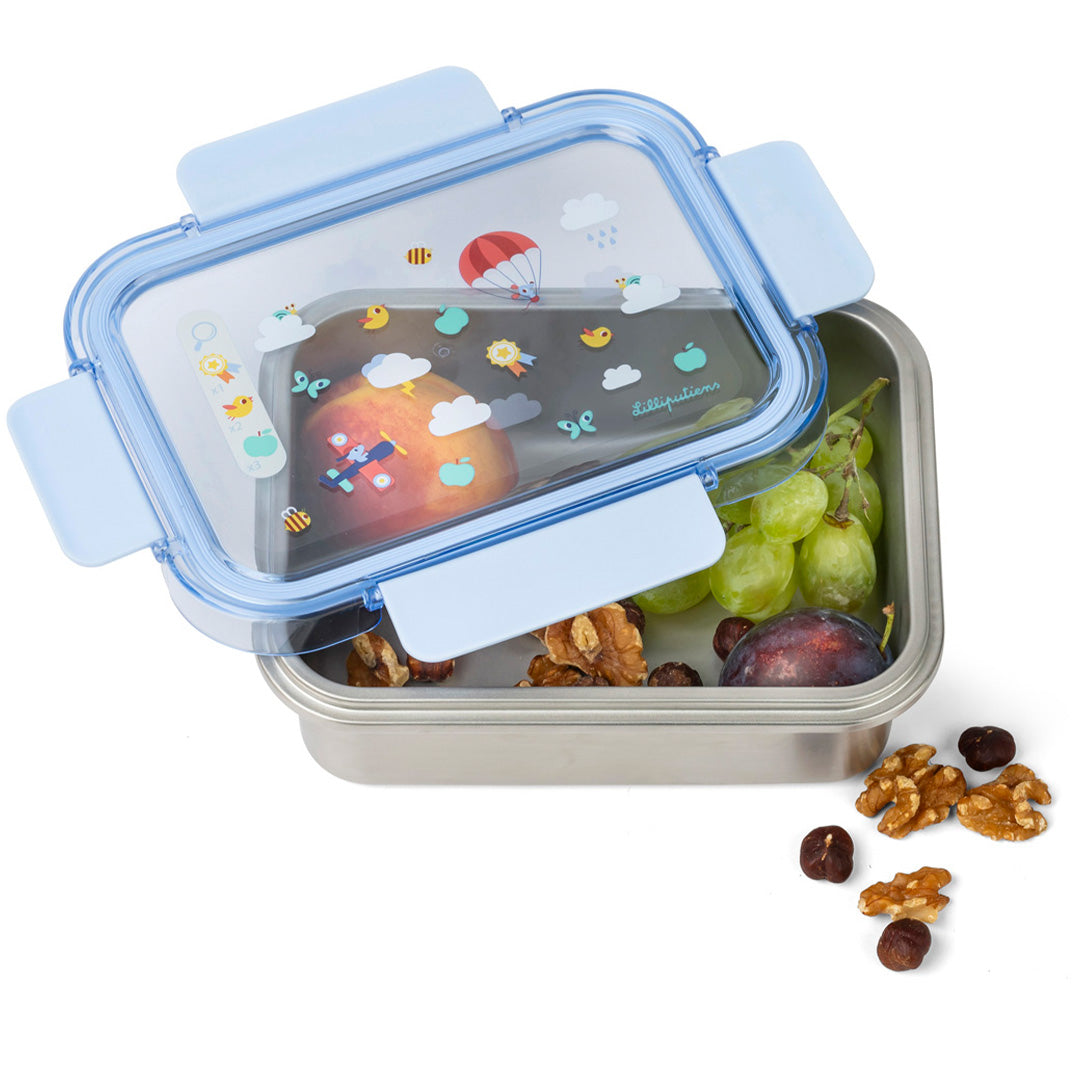 lilliputiens rvs broodtrommel jules | LIPU84496 | 3