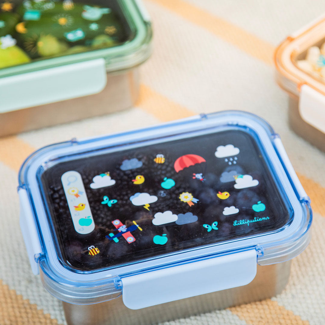 lilliputiens rvs broodtrommel jules | LIPU84496 | 2