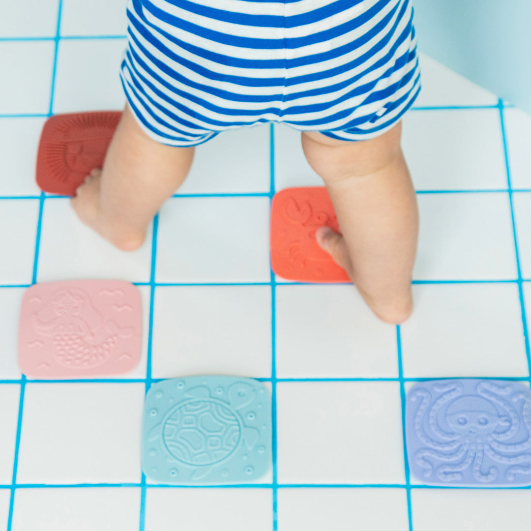 lilliputiens sensorische badtegel - 5st | LIPU83699 | 3