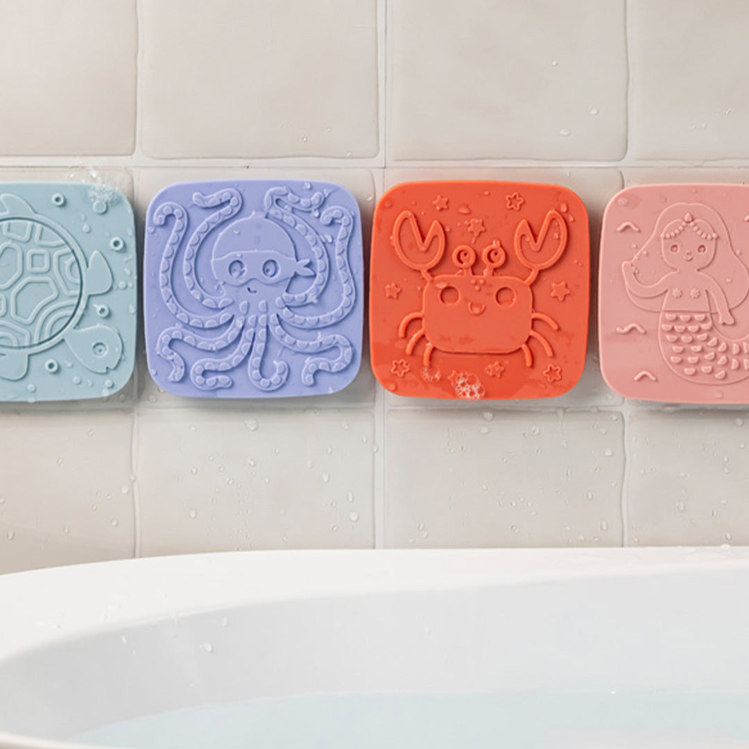 lilliputiens sensorische badtegel - 5st | LIPU83699 | 5