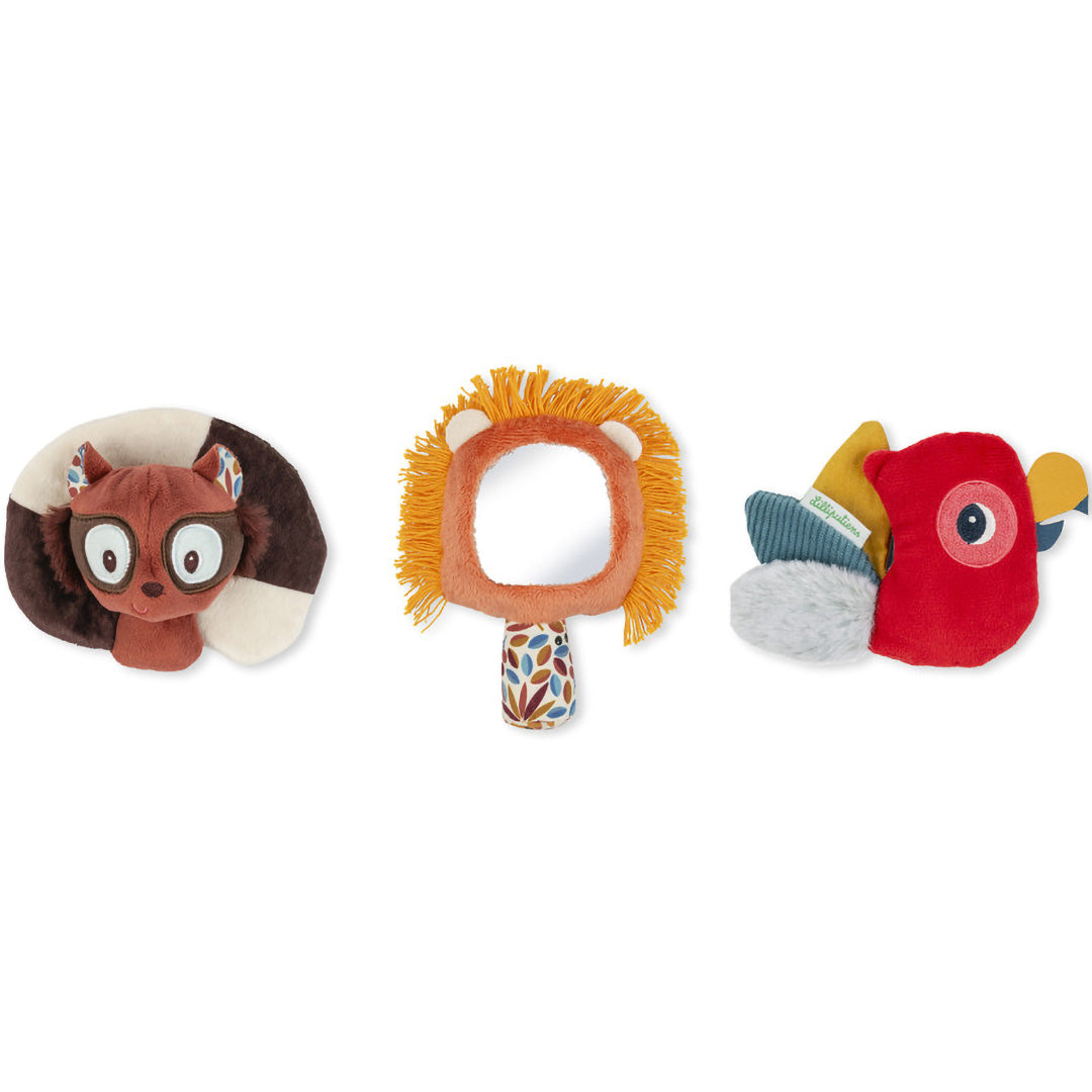 lilliputiens sensorische rammelaars - jack - 3st | 22.83588| 2