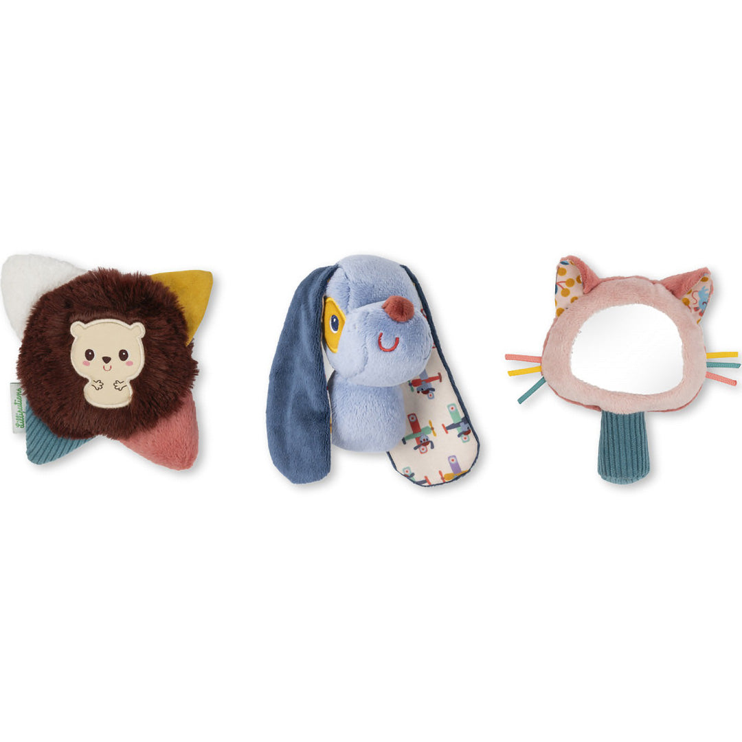 lilliputiens sensorische rammelaars - jules - 3st | 22.83587| 3