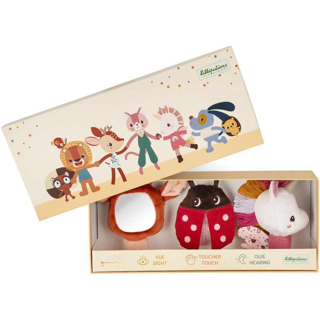 lilliputiens sensorische rammelaars - lena - 3st | 22.83646 | 1