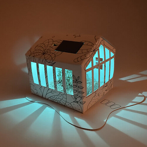 litogami bouwpakketje plantenkas met zonnepaneel | 2007 | 2