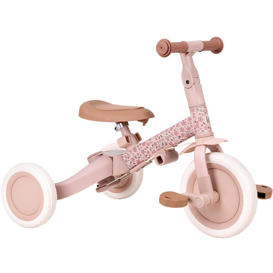 little dutch 5-in-1 kinderfiets - fairy floral | LD6080.PINK | 3