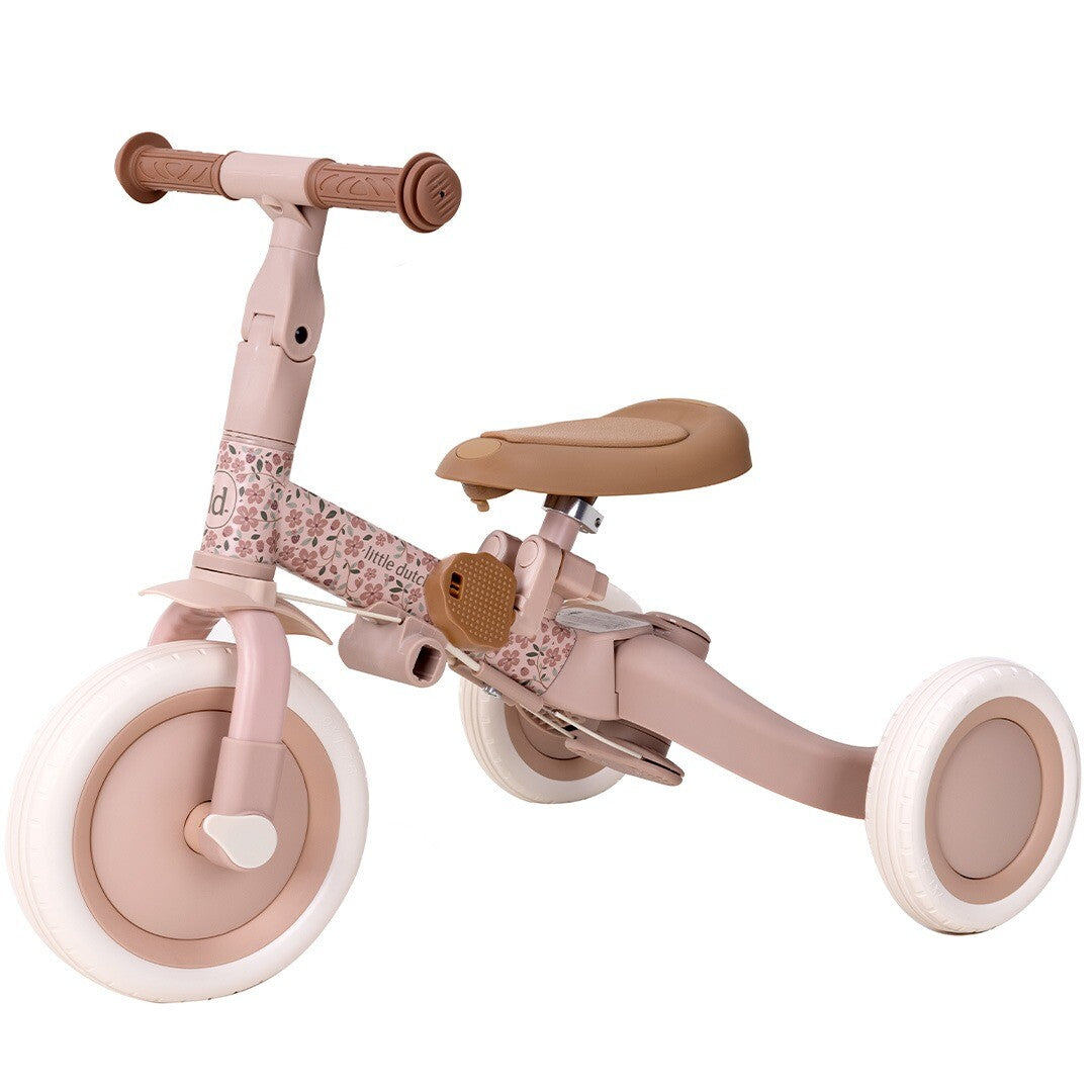 little dutch 5-in-1 kinderfiets - fairy floral | LD6080.PINK | 6