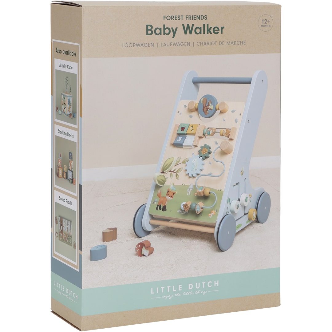 little dutch activiteiten loopwagen forest friends | LD7232 | 5