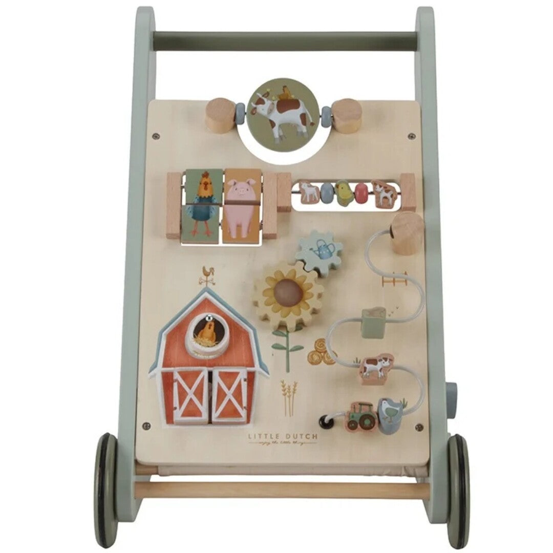 little dutch activiteiten loopwagen little farm | LD7132 | 3