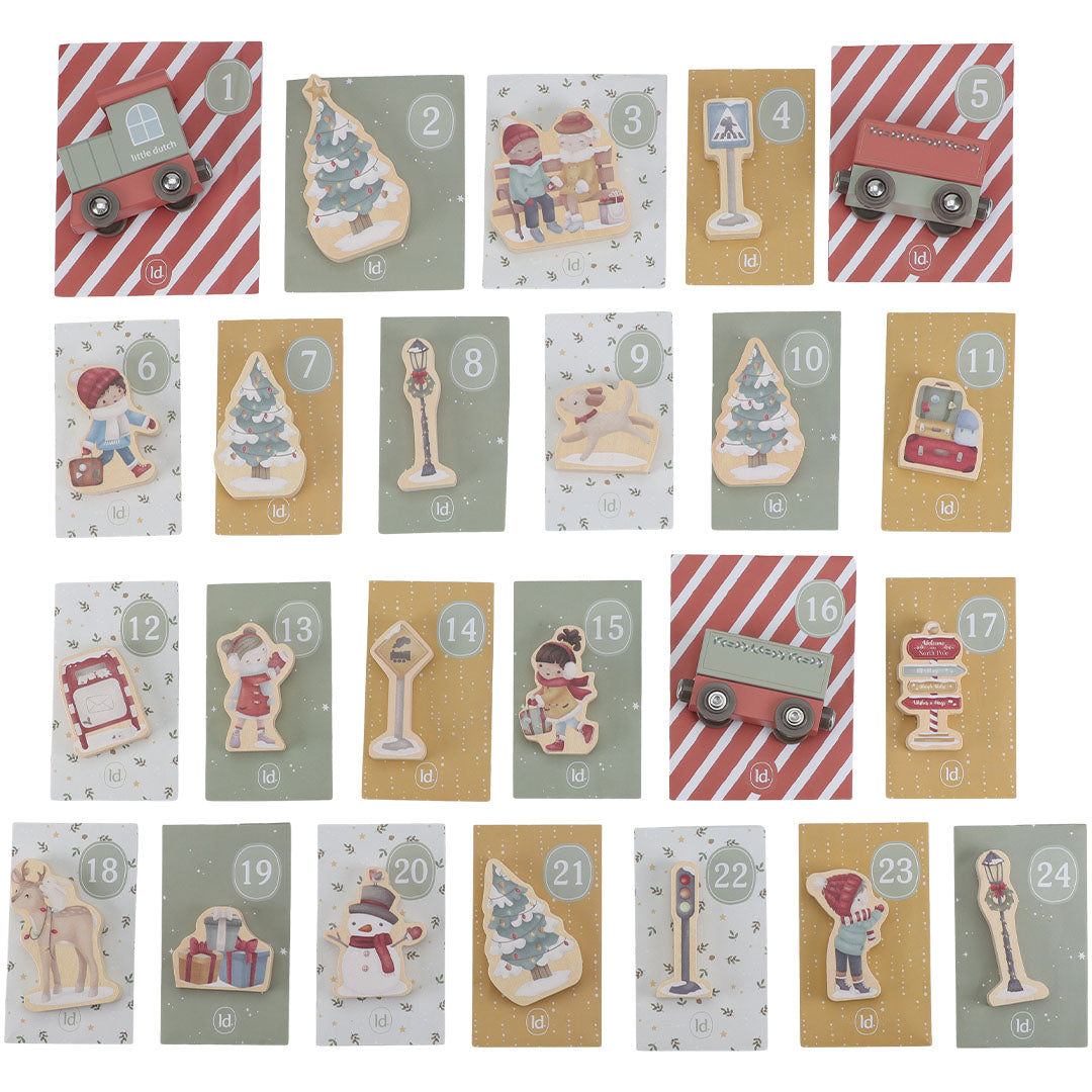 little dutch adventskalender treinbaan | LD4880 | 6