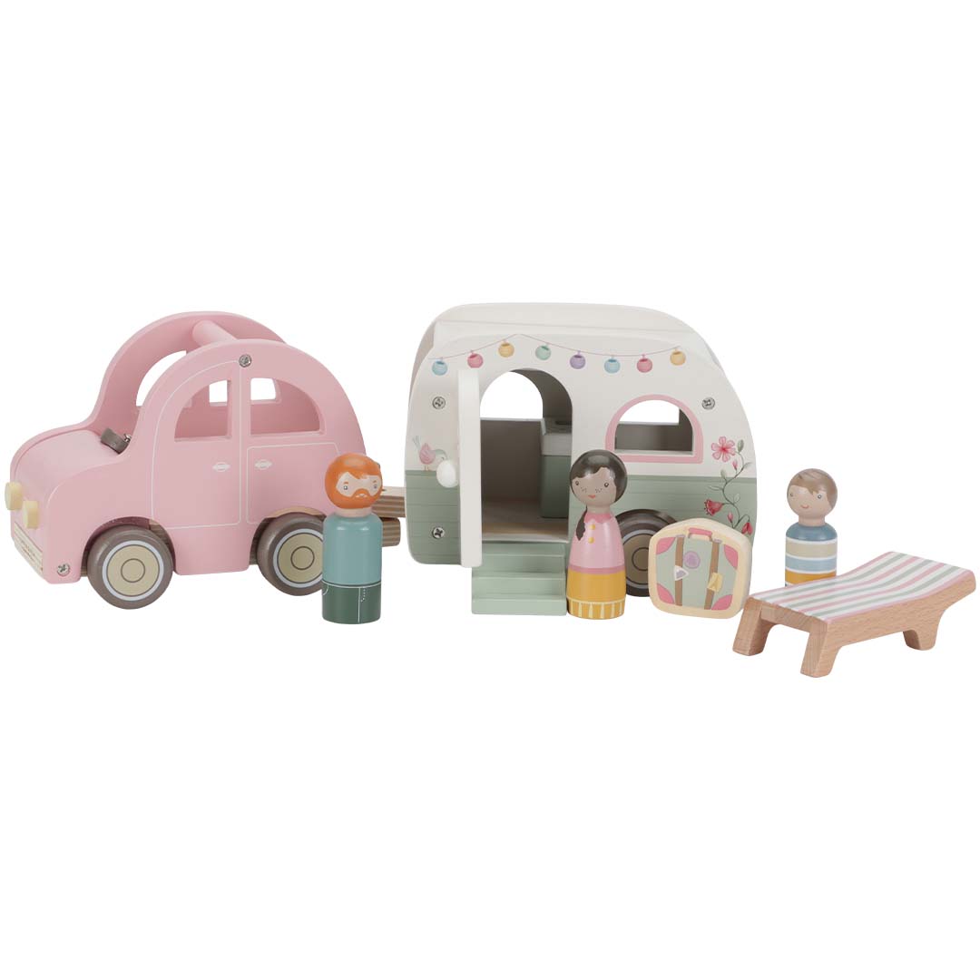 little dutch auto met caravan - 10-delig | LD8022 | 0
