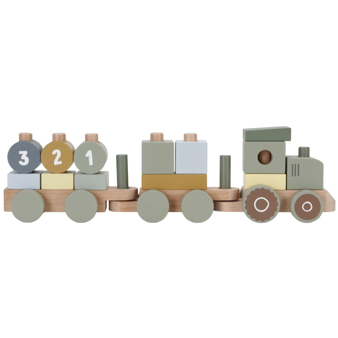 little dutch blokkentrein tractor | LD7154 | 1