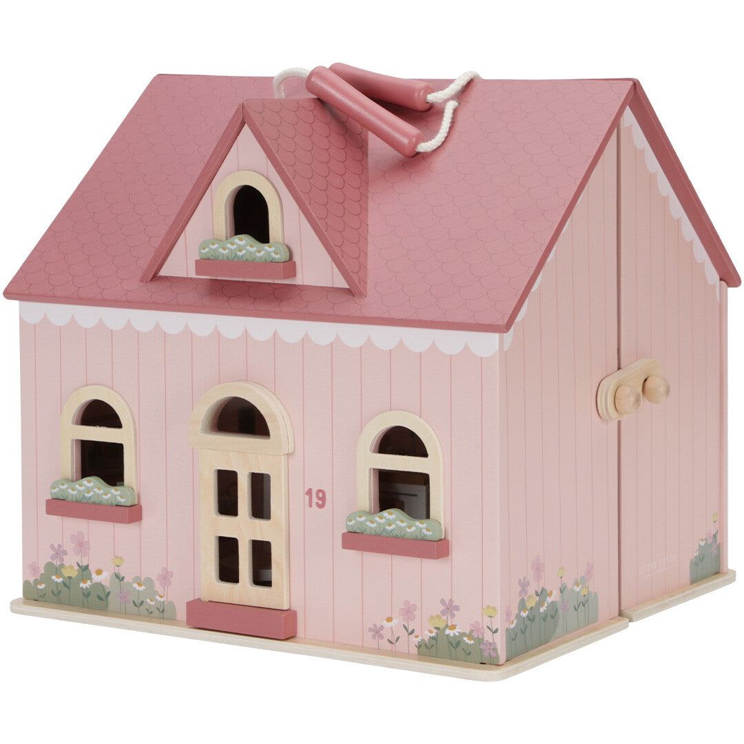 little dutch draagbaar poppenhuis gemeubileerd | LD7116 | 3