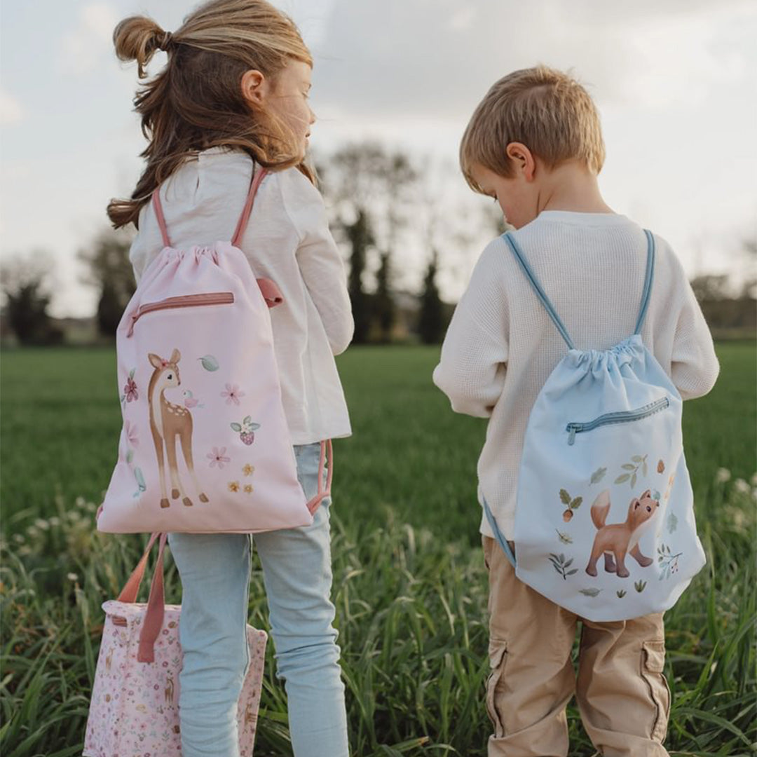 little dutch gymtas met trekkoord - forest friends | LD4915 | 1