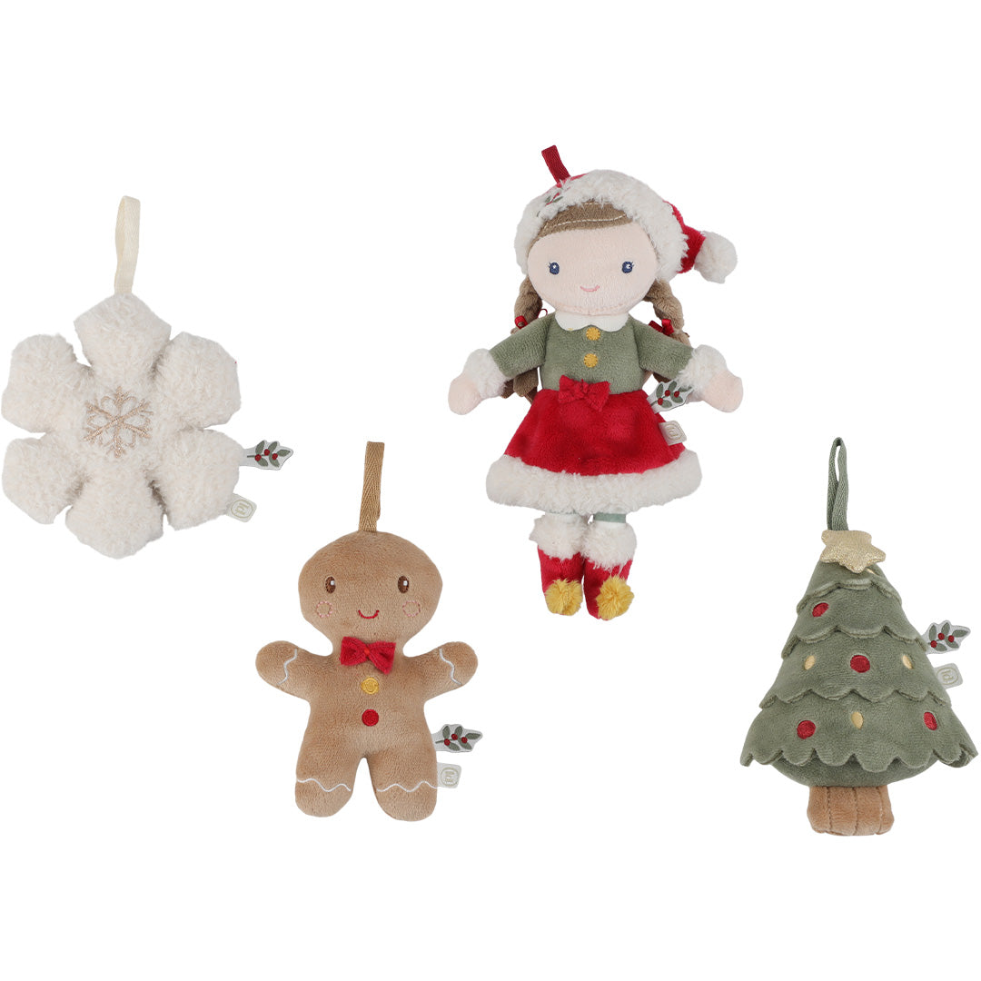 little dutch kersthangers rosa - 4st | LD4876 | 1