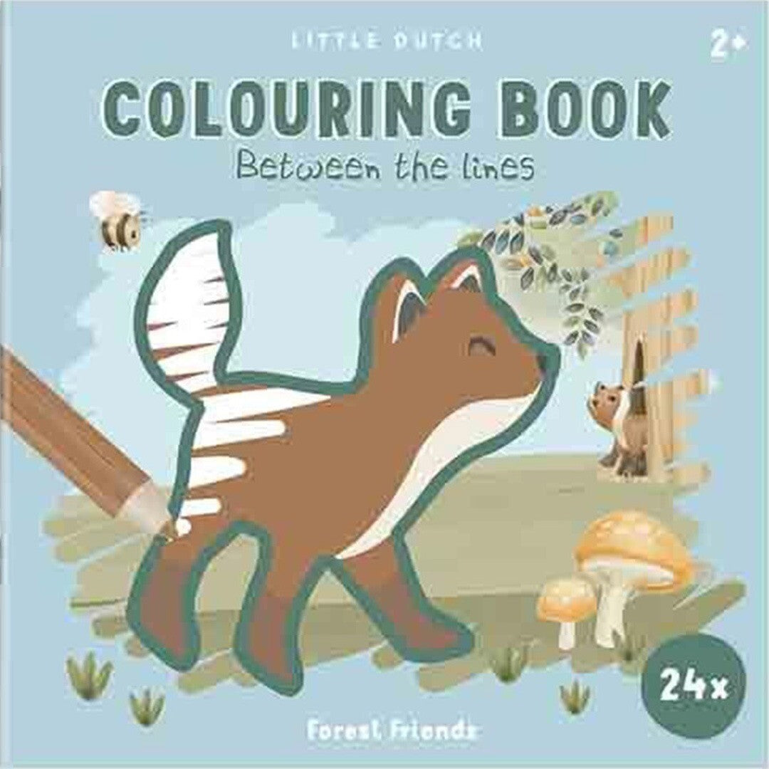 little dutch kleurboek binnen de lijntjes - forest friends | 126138 | 0