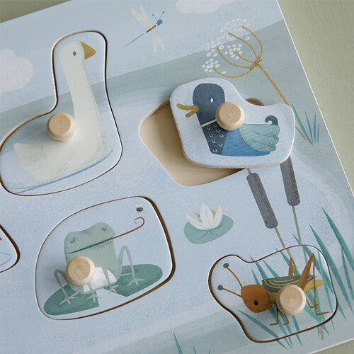 little dutch knoppuzzel met geluid little goose - 7st | LD4763 | 6