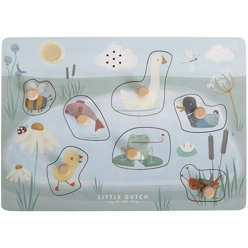little dutch knoppuzzel met geluid little goose - 7st | LD4763 | 7