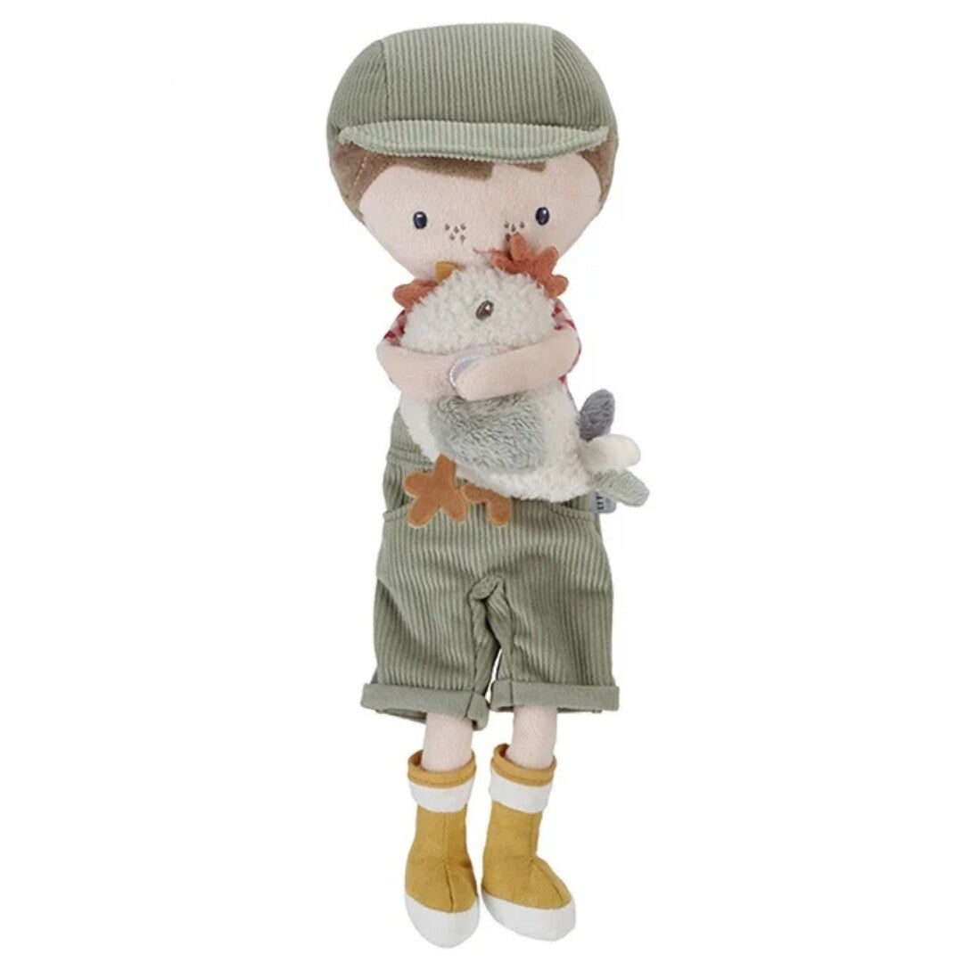 little dutch lappenpop jim - boer - 35 cm | LD4563 | 0