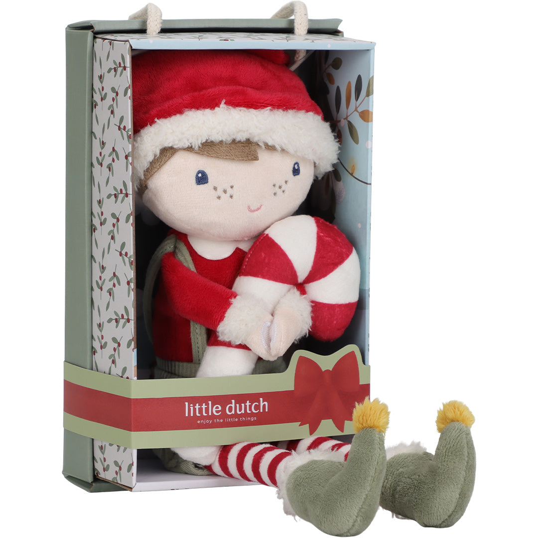 little dutch lappenpop jim - kerst - 35 cm | LD4874 | 5