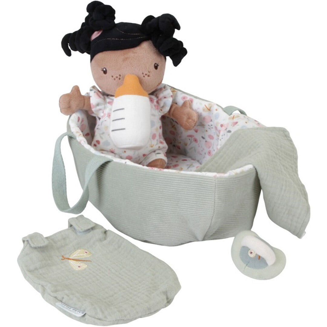 little dutch lappenpop met reiswieg evi - 24 cm | LD4555 | 0