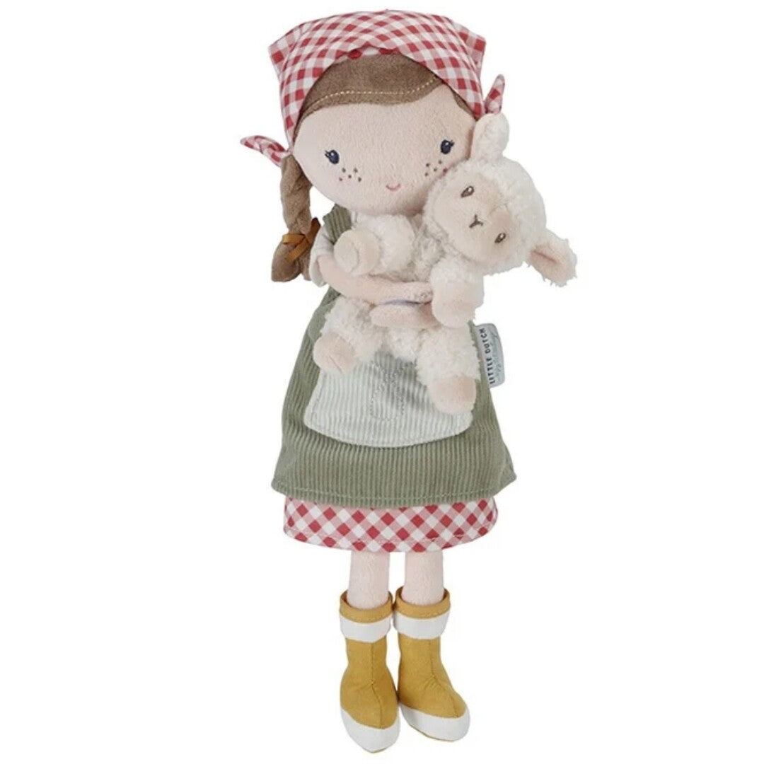 little dutch lappenpop rosa - boerin - 35 cm | LD4565 | 0